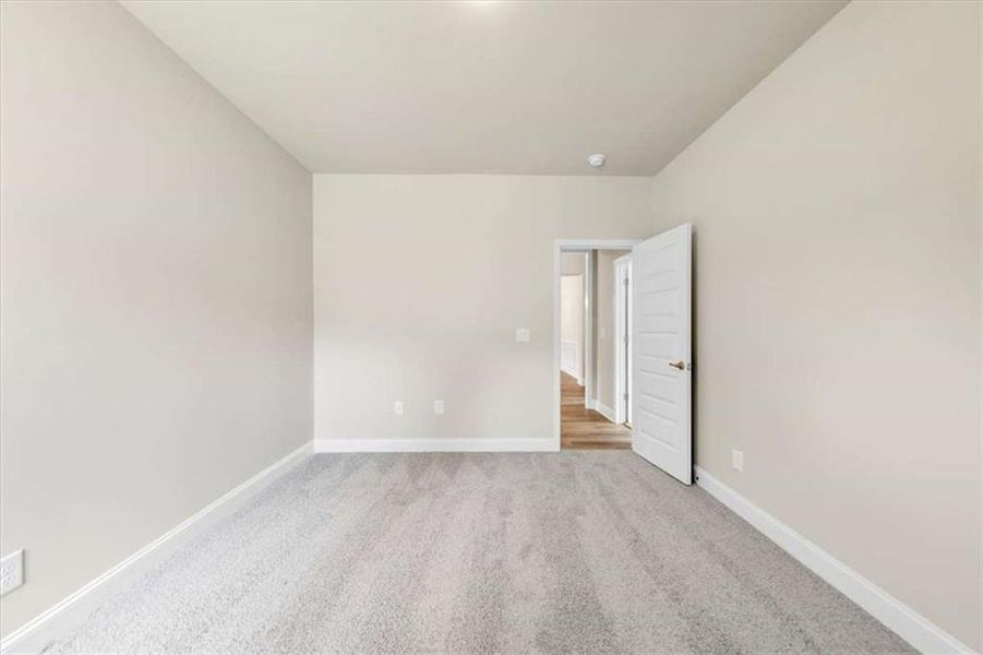 Spacious, unfurnished interior of a new home in Park Place, Bowdon (Image 24). Spacious, unfurnished interior of a new home in Park Place, Bowdon (Image 24).