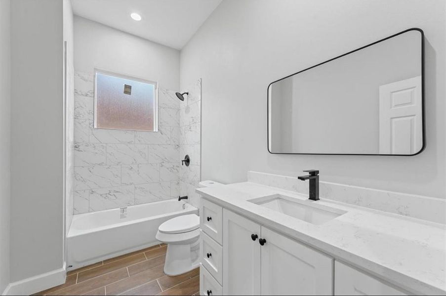 Third bathroom with tub Third bathroom with tub