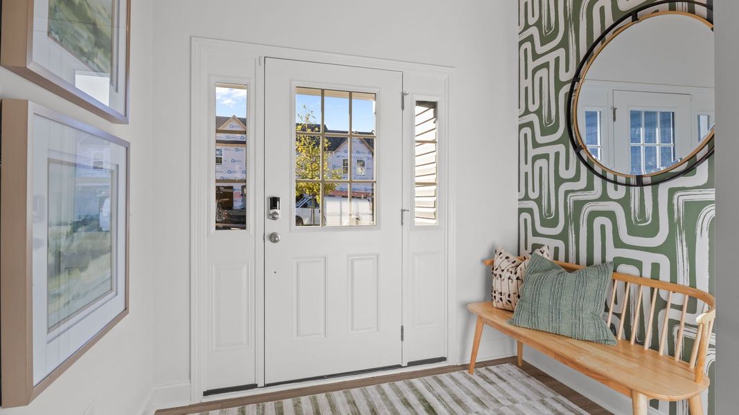 Representative furnished interior of a home built from the Litchfield by DRB Homes in Odell Park, Charlotte (Image 8).