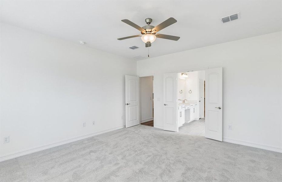 Spacious primary suite Spacious primary suite