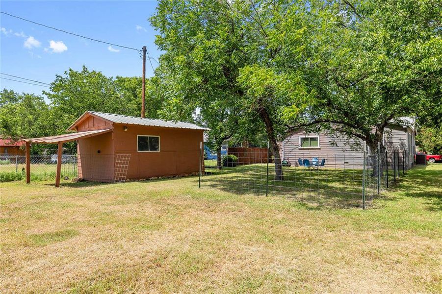 View of yard and outbuilding View of yard and outbuilding