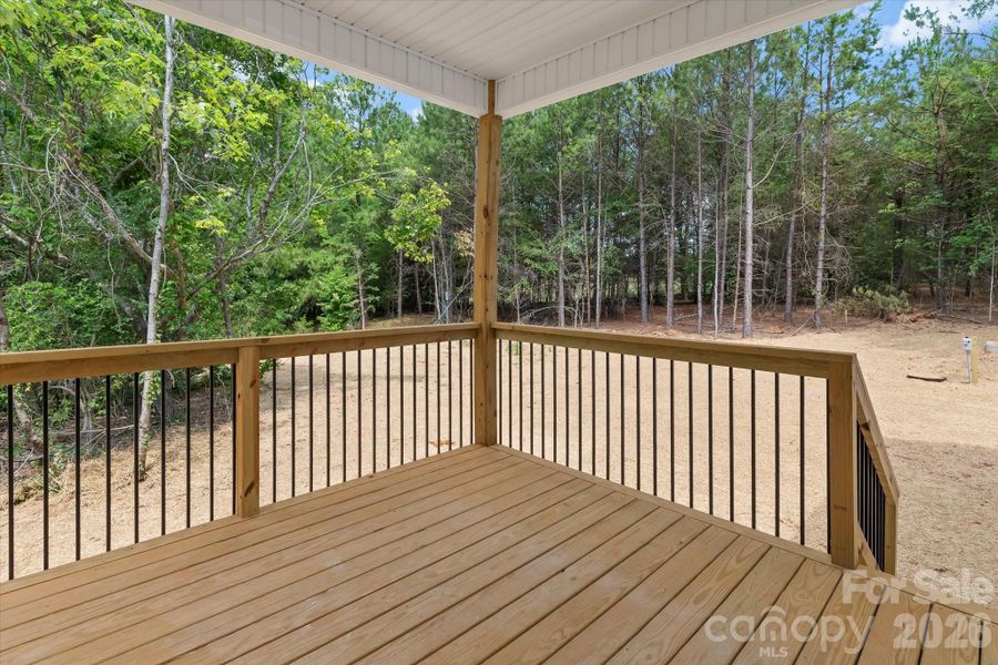 Exterior details and patio area of a home in , Troutman (Image 3).