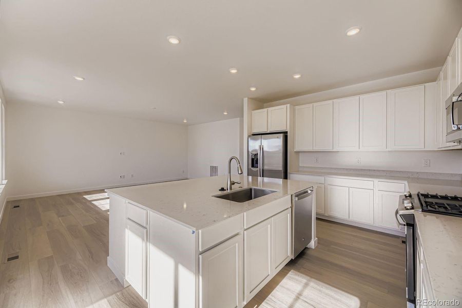 Furnished interior view inside a new home in Red Rocks Ranch: The Monarch Collection, Morrison (Image 6).