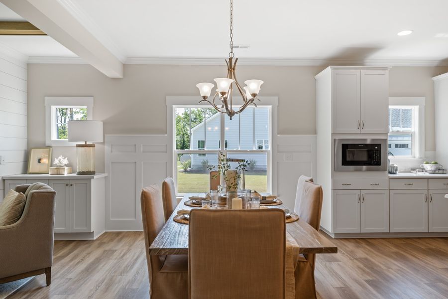 Representative furnished interior of a home built from the Scout by Bill Clark Homes in Sidbury Landing, Wilmington (Image 18).