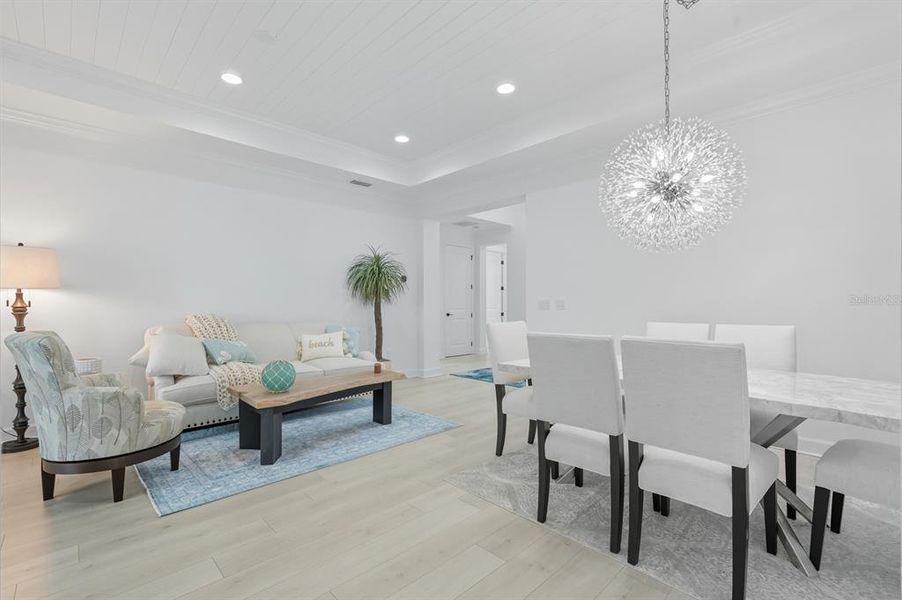 Furnished interior view inside a new home in , Daytona Beach (Image 43).