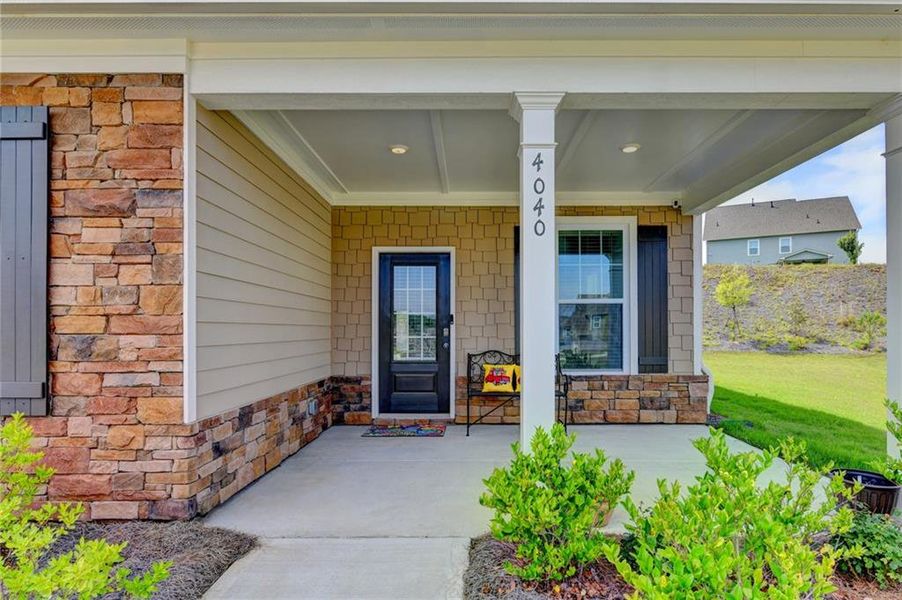 Exterior details and patio area of a home in , Cumming (Image 3). Exterior details and patio area of a home in , Cumming (Image 3).