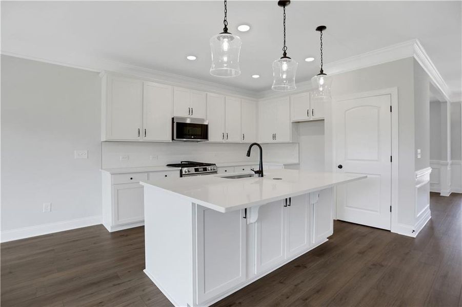 Furnished interior view inside a new home in Twin Lakes, Hoschton (Image 12).