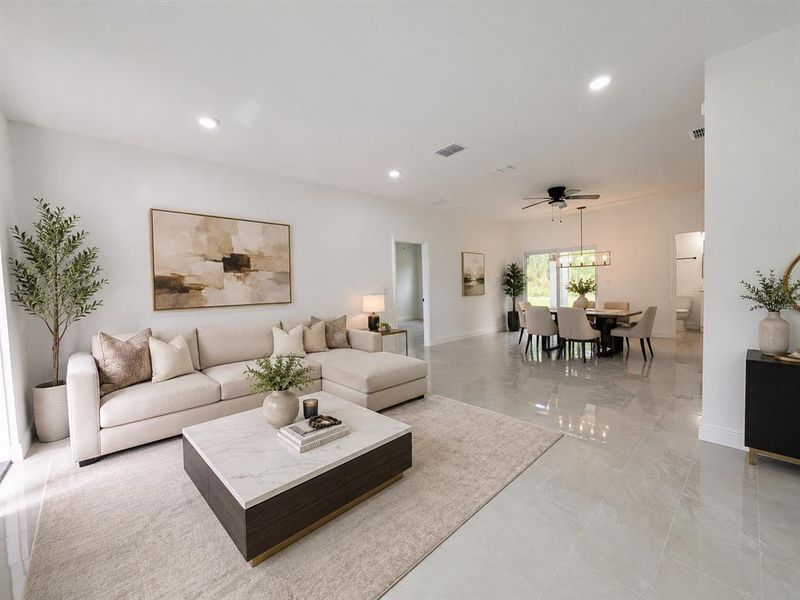 Furnished interior view inside a new home in , Palm Bay (Image 4).
