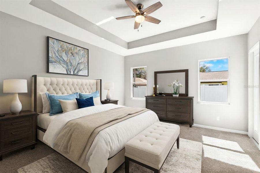 Furnished interior view inside a new home in , Dunedin (Image 4).