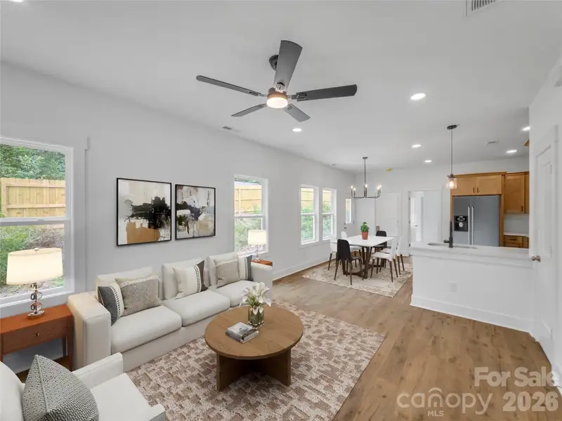 Open Concept living area*virtually staged Open Concept living area*virtually staged