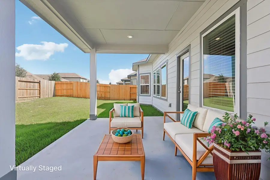 Furnished interior view inside a new home in Stewart's Ranch, Conroe (Image 3).