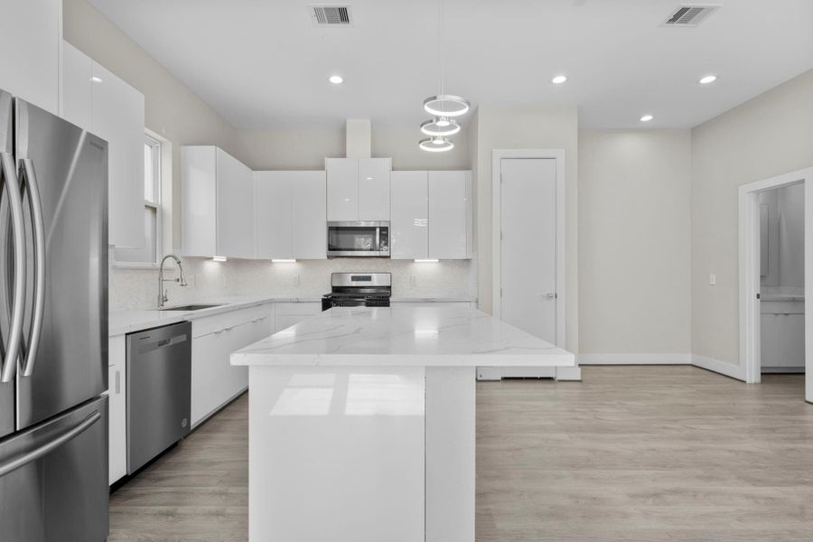 Furnished interior view inside a new home in , Houston (Image 7). Furnished interior view inside a new home in , Houston (Image 7).