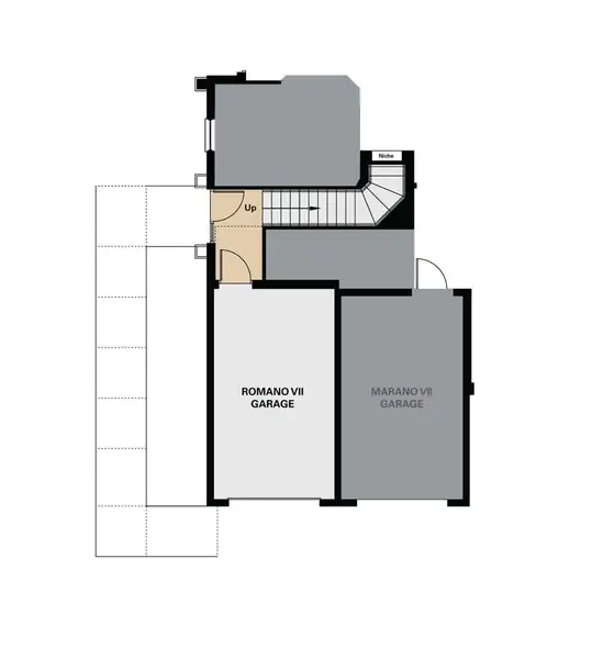 2D floor plan layout of this home in Esplanade by the Islands, Naples, FL (Image 4).