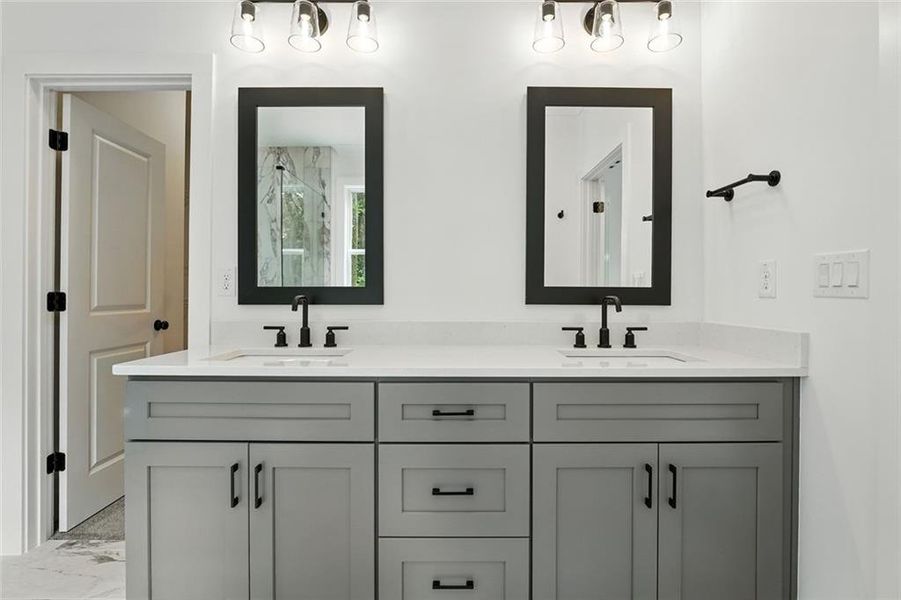 Furnished interior view inside a new home in , Marietta (Image 10).