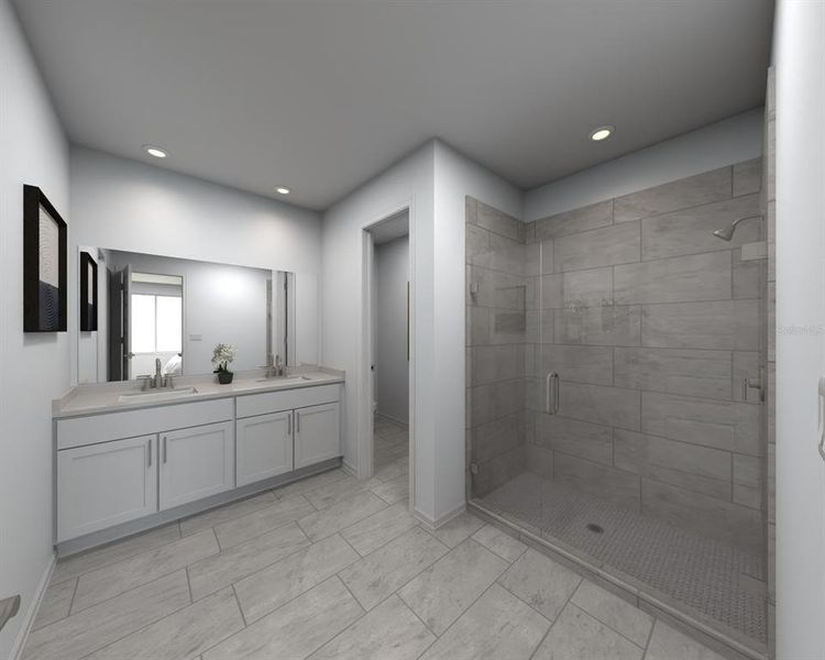 Furnished interior view inside a new home in The Grove at Stuart Crossing - Signature Series, Bartow (Image 6).