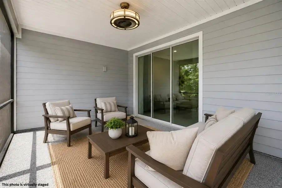Exterior details and patio area of a home in , Ormond Beach (Image 3).