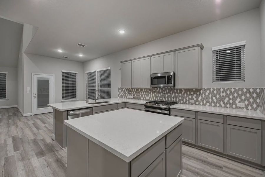Representative furnished interior of a home built from the Shelby by Chesmar Homes in Esperanza 50's, Boerne (Image 10).