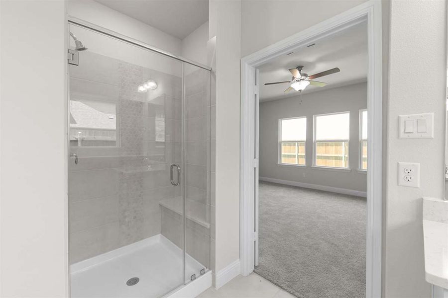 Furnished interior view inside a new home in The Reserve at Spiritas Ranch, Little Elm (Image 8).