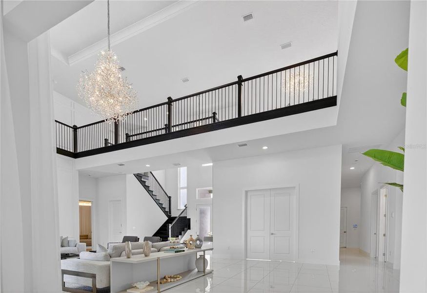 Furnished interior view inside a new home in , Montverde (Image 17).
