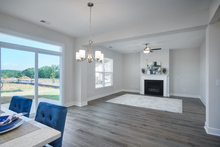 Representative furnished interior of a home built from the The Kennedy by Cothran Homes in Holly Ridge, Greenville (Image 14).