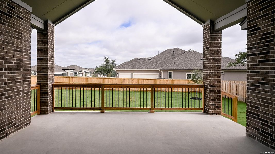 Exterior details and patio area of a home in Johnson Ranch, Bulverde (Image 4). Exterior details and patio area of a home in Johnson Ranch, Bulverde (Image 4).
