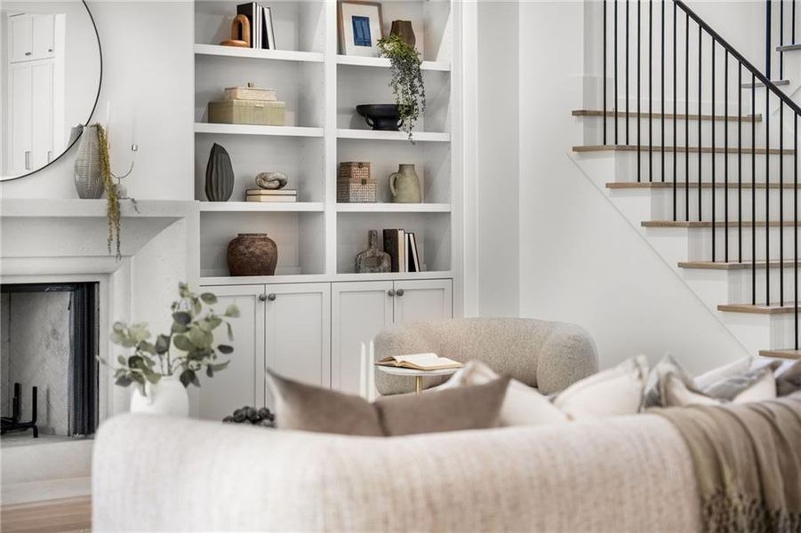 Furnished interior view inside a new home in , Atlanta (Image 8).