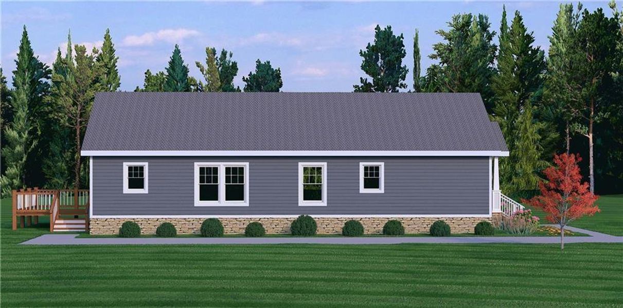 Exterior details and patio area of a home in , Griffin (Image 4).