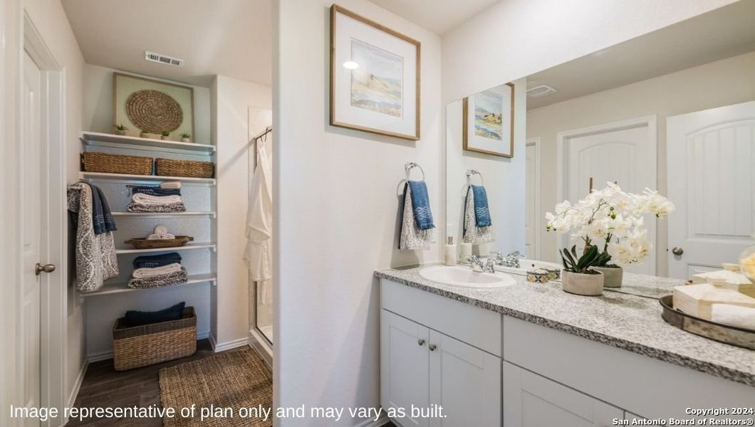 Furnished interior view inside a new home in Riverstone at Westpointe, San Antonio (Image 6).