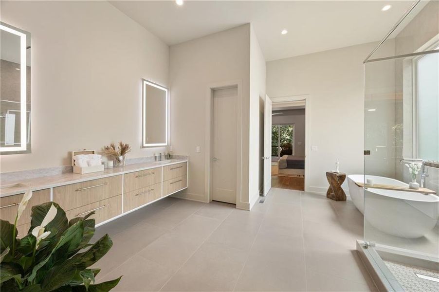 Furnished interior view inside a new home in , Sandy Springs (Image 18).