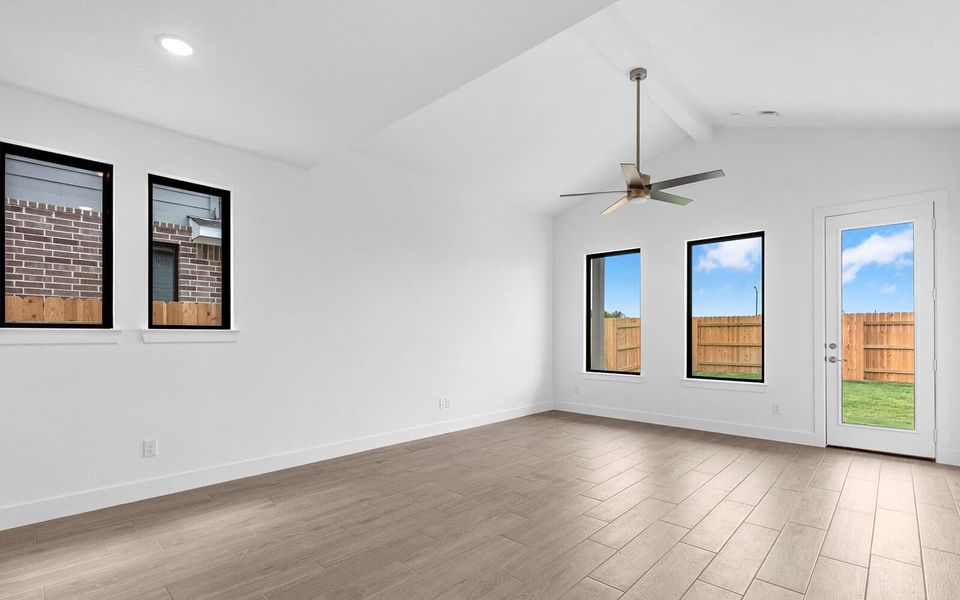 Representative unfurnished interior of a home built from the Avila by Brookfield Residential in 40' Traditional Homes at Elyson, Katy (Image 9). Representative unfurnished interior of a home built from the Avila by Brookfield Residential in 40' Traditional Homes at Elyson, Katy (Image 9).
