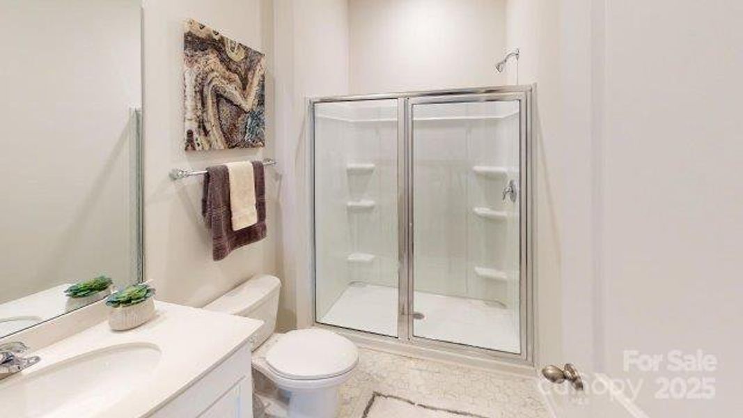 Furnished interior view inside a new home in Falls at Hickory, Hickory (Image 8).