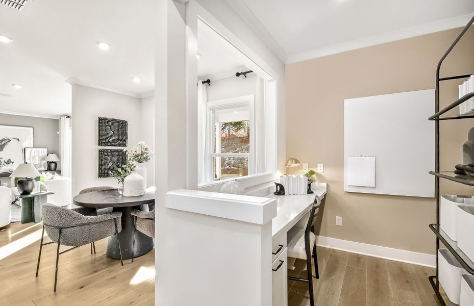 Representative furnished interior of a home built from the Woodward by Pulte Homes in Oakwood, Cumming (Image 26).