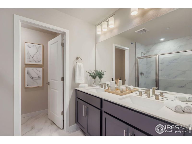 The primary en-suite The primary en-suite