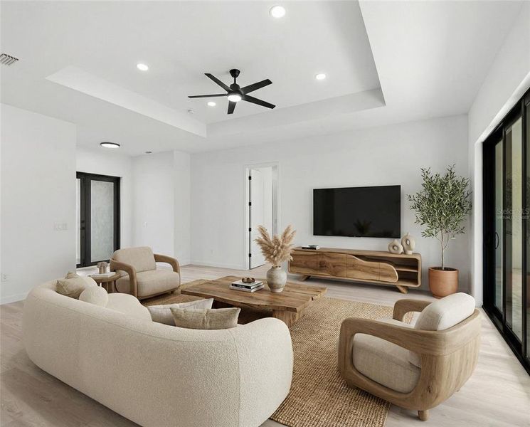 Furnished interior view inside a new home in , North Port (Image 5).