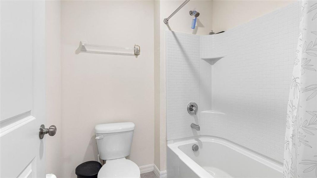 Private bathroom upstairs