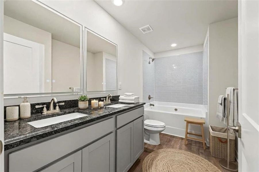Furnished interior view inside a new home in , Union City (Image 8).