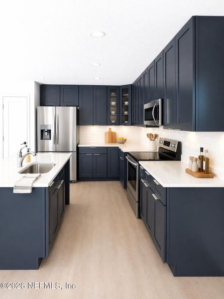 Furnished interior view inside a new home in , Jacksonville (Image 5).