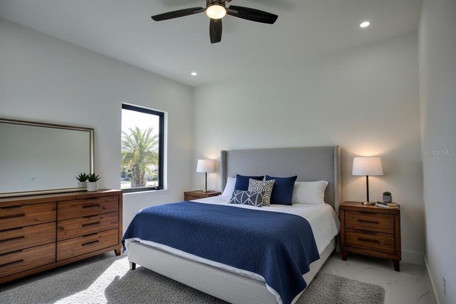 Furnished interior view inside a new home in , Port Charlotte (Image 15). Furnished interior view inside a new home in , Port Charlotte (Image 15).