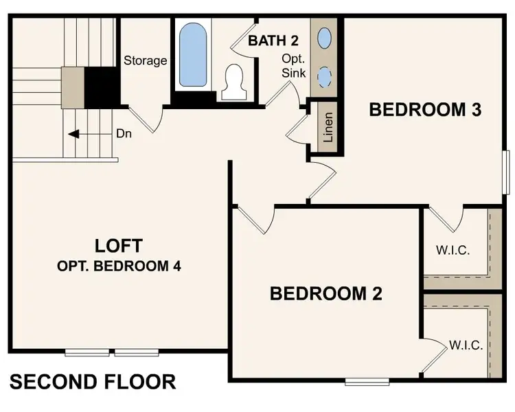 2D floor plan layout of this home in Stallion Run, Buda, TX (Image 4). 2D floor plan layout of this home in Stallion Run, Buda, TX (Image 4).