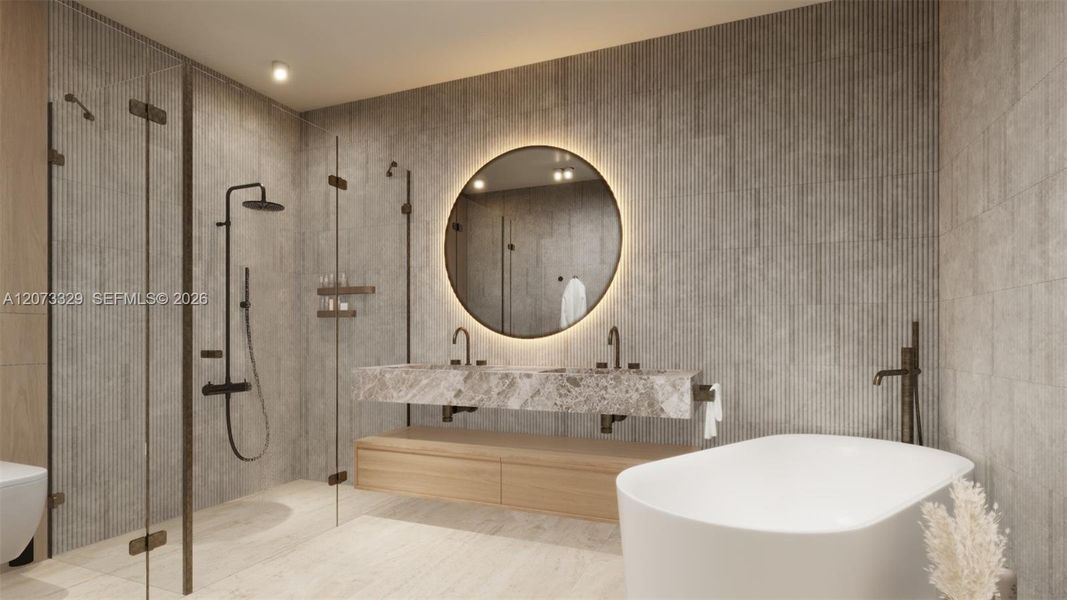 Furnished interior view inside a new home in , North Bay Village (Image 3).