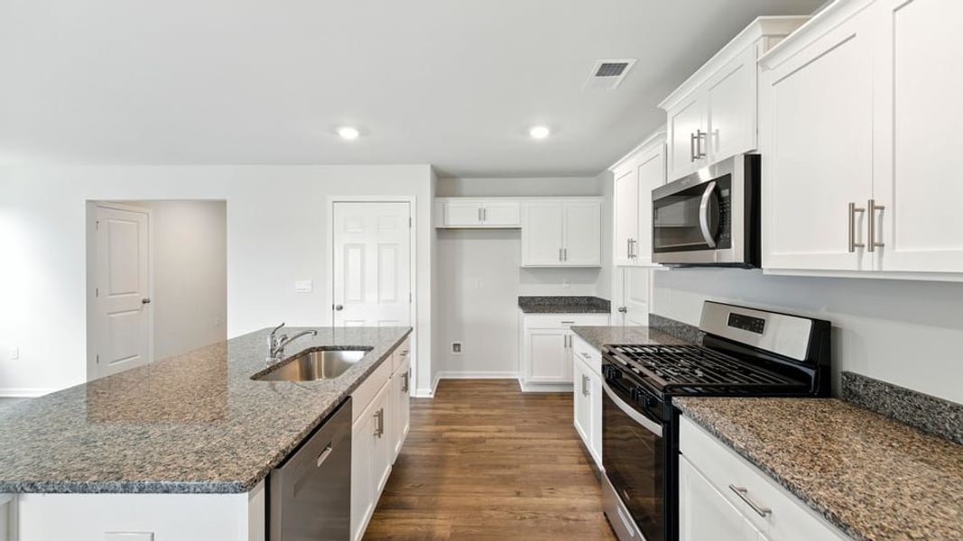 Furnished interior view inside a new home in Durbin Meadows, Fountain Inn (Image 6). Furnished interior view inside a new home in Durbin Meadows, Fountain Inn (Image 6).