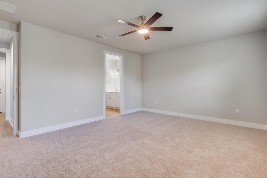 Primary bedroom with ensuite bath Primary bedroom with ensuite bath