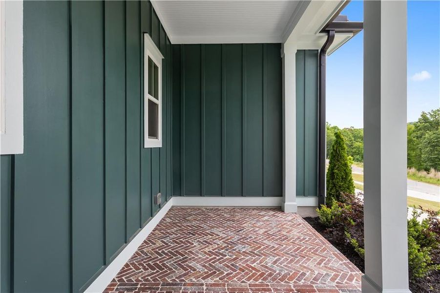 Exterior details and patio area of a home in , Dacula (Image 36).