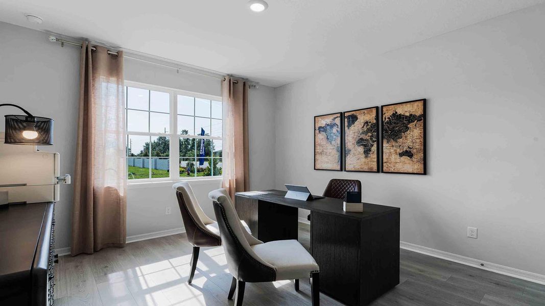 Furnished interior view inside a new home in Archers Mill, Ormond Beach (Image 8). Furnished interior view inside a new home in Archers Mill, Ormond Beach (Image 8).