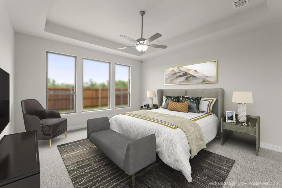 The Ravenna A Primary Suite Bedroom