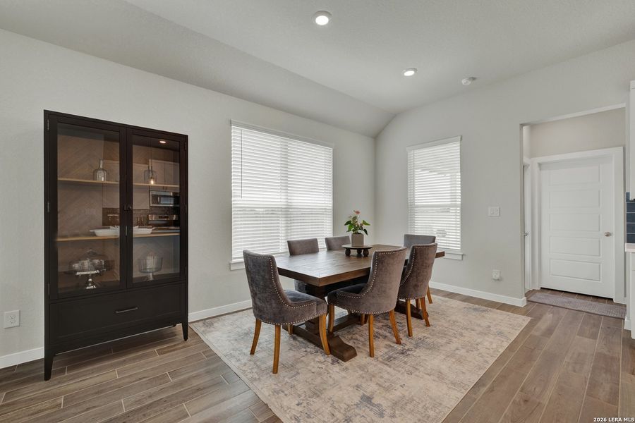 Furnished interior view inside a new home in August Fields, New Braunfels (Image 34).