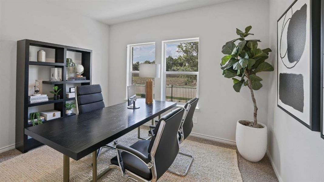 Furnished interior view inside a new home in The Preserve at Forum, Grand Prairie (Image 24).