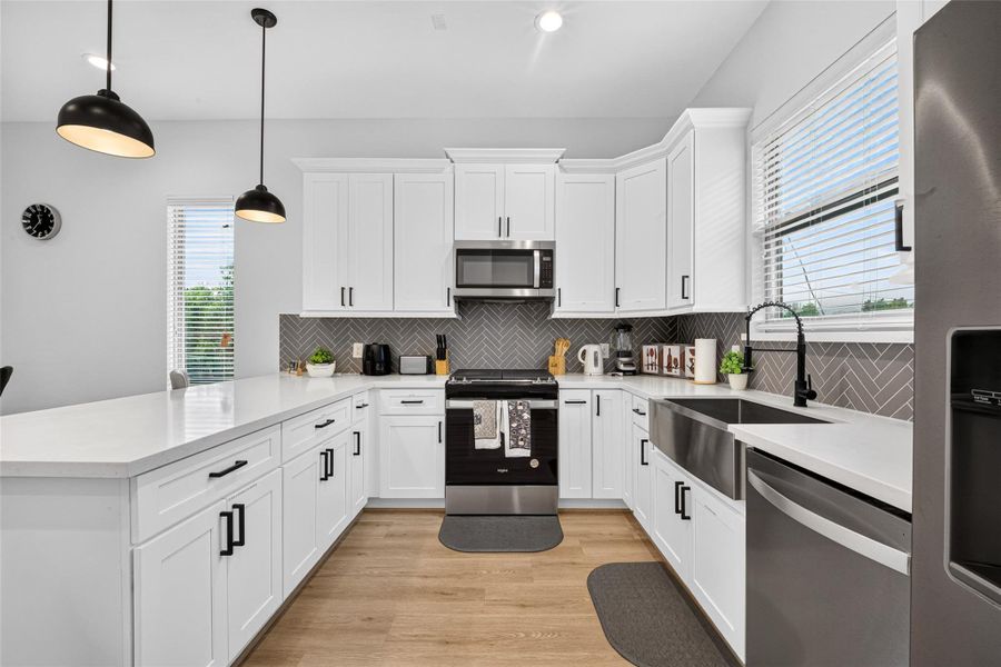 Furnished interior view inside a new home in , Houston (Image 9).