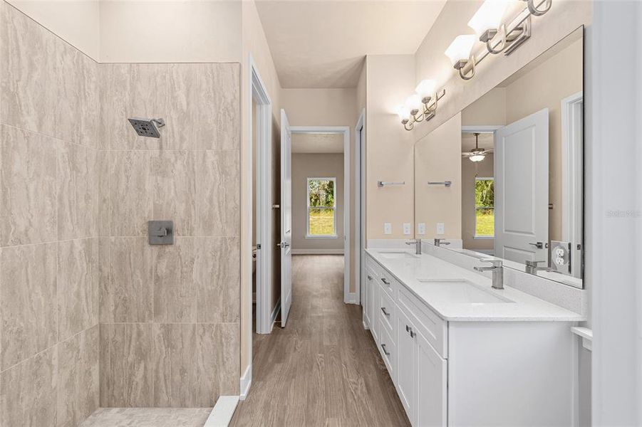 Furnished interior view inside a new home in Fairway Pointe at West End, Newberry (Image 3).