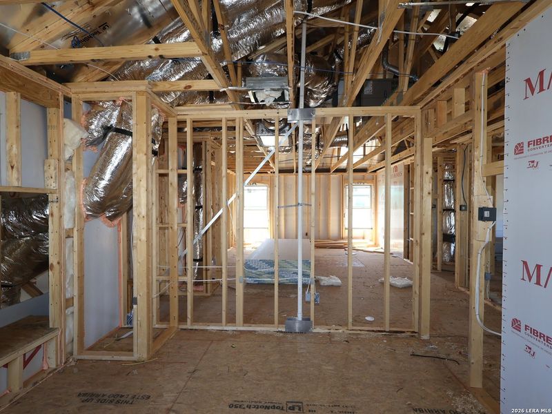 In-progress construction of a new home in Agave, San Antonio, TX (Image 32).